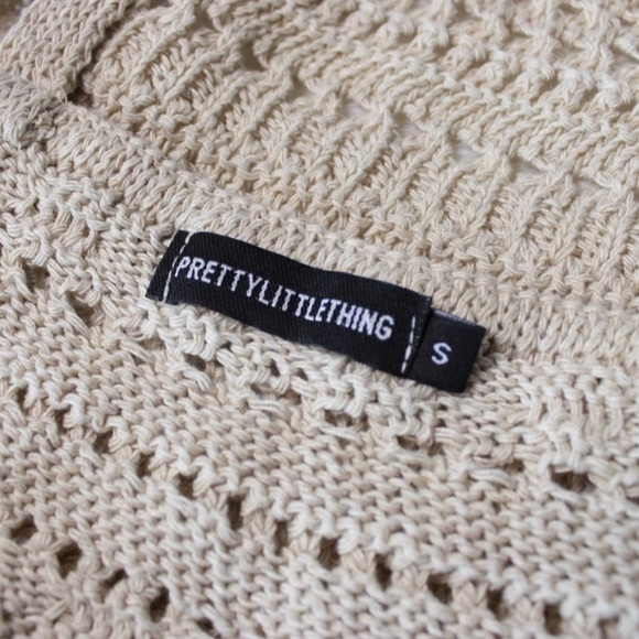 PrettyLightThing Crochet Crop Blouse - Picture 7 of 9